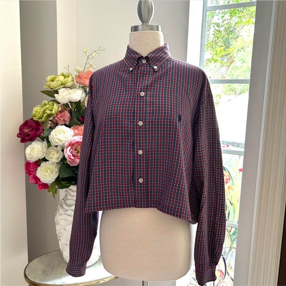 Cropped Polo Shirt